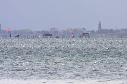Planches à voile autour des Tchanquées