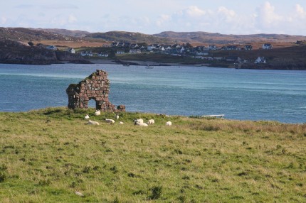 Depuis Iona vue sur l’île dev Mull