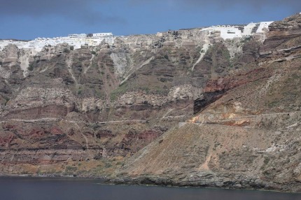 Arrivée à Santorin. 4