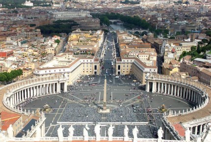 Sur le toit du Vatican