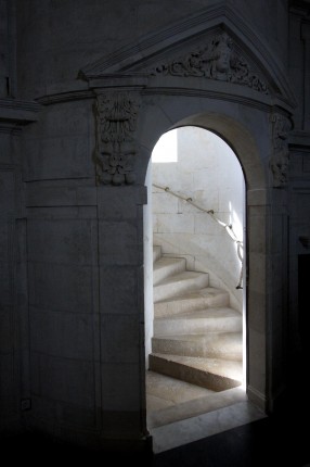 l’escalier du vestibule