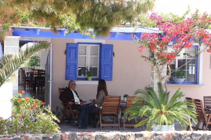 Palabres Grècs à Akrotiri (Santorin)