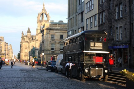 Soleil du soir sur Edinburgh